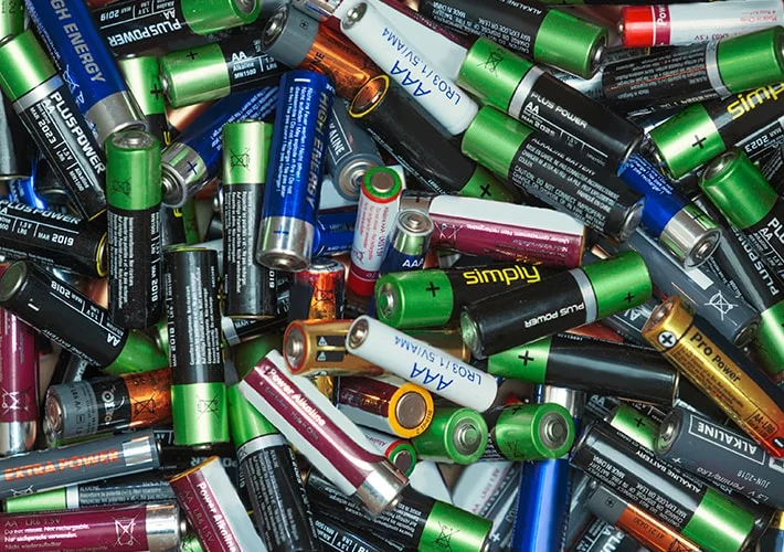 WEEE Waste Collection of batteries