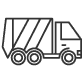 General waste collection icon