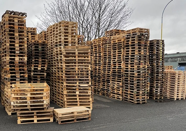 Bulk Pallet recycling services by Inspire Waste Management
