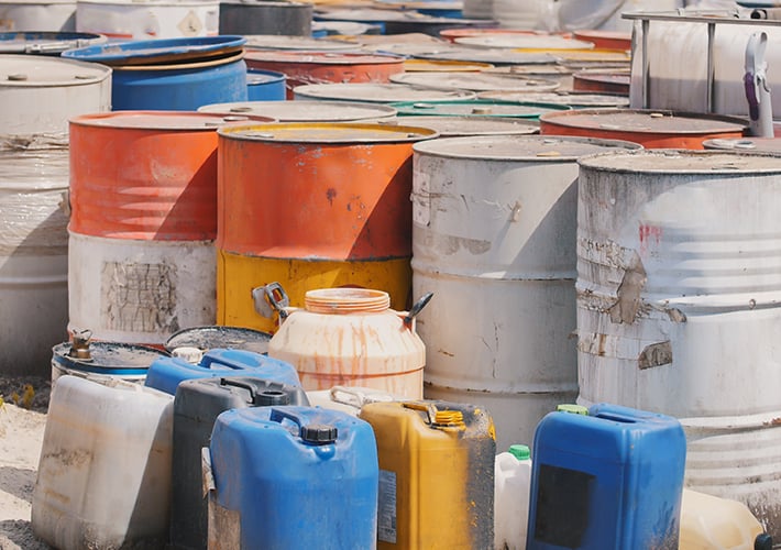 Solvent waste disposal services