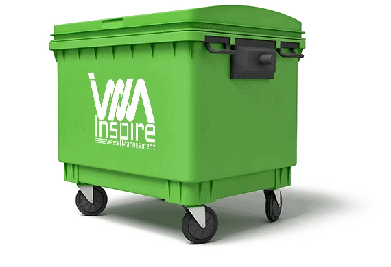 1100 litre wheelie bins by InspireWaste