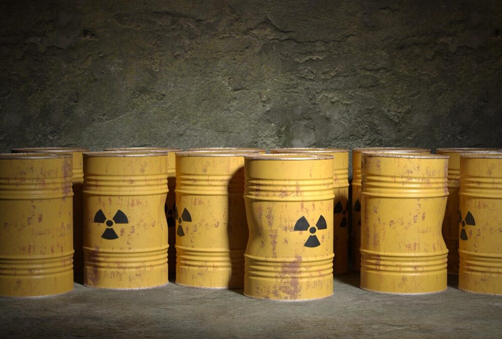 yellow barrel radioactive
