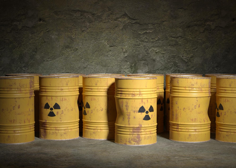 yellow barrel radioactive