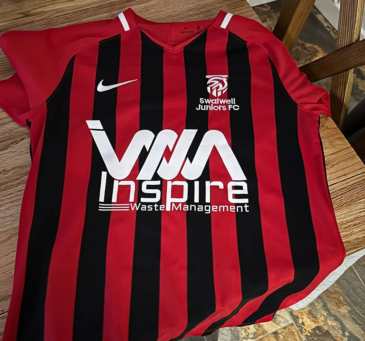 Swalwell Swifts U14 sponsor InspireWaste